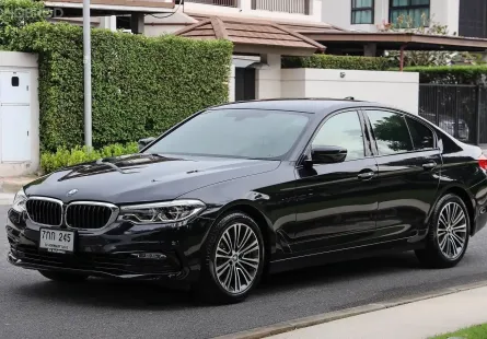 2018 BMW 520d 2.0 Sport รถเก๋ง 4 ประตู ดาวน์ 0% รถบ้านมือเดียว ไมล์น้อย 