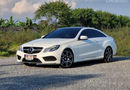 MERCEDES-BENZ E200 Coupe AMG Sport+ (W207) 7G "Facelift" ปี 2014 รุ่นพิเศษ เบาะดำ Alcantara เบลท์แดง