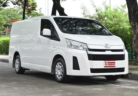 Toyota Hiace 2.8 ECO 2019 รถตู้บรรทุกเจ้าเดิมเช็คศูนย์ตลอด รถไม่โทรม ฟรีดาวน์ได้