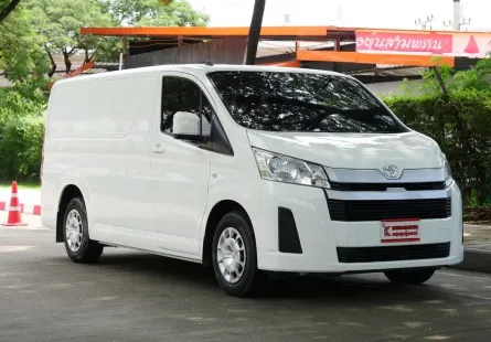 Toyota Hiace 2.8 ECO 2021 รถตู้เตี้ยบรรทุก ไมล์ 8 หมื่นกว่าโล วิ่งไมเยอะรถไมโทรมเช็คศูนย์ตลอด