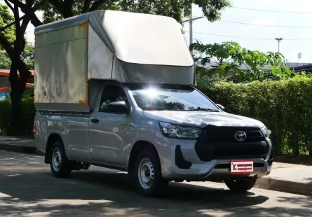 Toyota Hilux Revo 2.4 SINGLE Entry 2023 กระบะหลังคาสูงไม่เคยบรรทุกหนัก ใช้งานน้อยไมล์เพียง 5 หมื่นโล