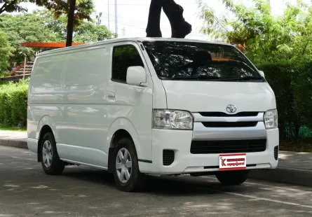 Toyota Hiace 3.0 Economy 2018 รถตู้เตี้ยบรรทุก พร้อมใช้งาน เครดิตดีฟรีดาวน์ได้