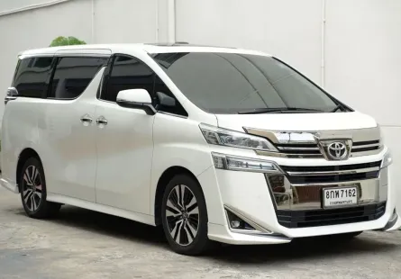 2019 Toyota VELLFIRE 2.5 รถตู้/MPV ขายรถบ้านไมล์แท้ รถออกศูนย์ Toyota ประวัติครบ 