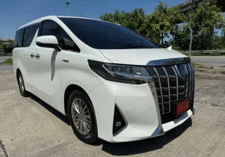 2019 Toyota ALPHARD 2.5 HYBRID E-Four รถตู้/MPV ออกรถง่าย รภบ้านไมล์แท้ รุ่น Top สุด