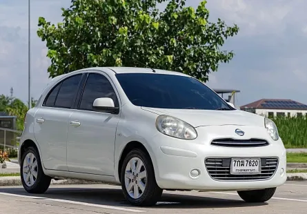 2012 Nissan MARCH 1.2 EL รถเก๋ง 5 ประตู ออกรถ 0 บาท