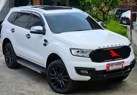 2018 Ford Everest 2.2 Titanium+ SUV top Sunroof  รถมือเดียวสวยสภาพดี เลขไมล์แท้ ครับ 