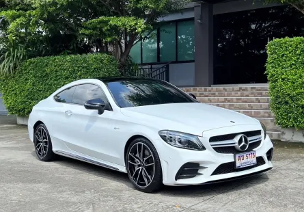 BENZ C43 COUPE FACELIFT 2021 รถมือเดียว วิ่งน้อยเพียง 40,000 กมเข้าศูนย์ทุกระยะ รถไม่เคยมีอุบัติเหตุ