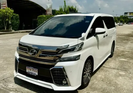 2015 Toyota VELLFIRE 2.5 รถตู้/MPV รถสวย ไมล์แท้ มือเดียวป้ายแดง 