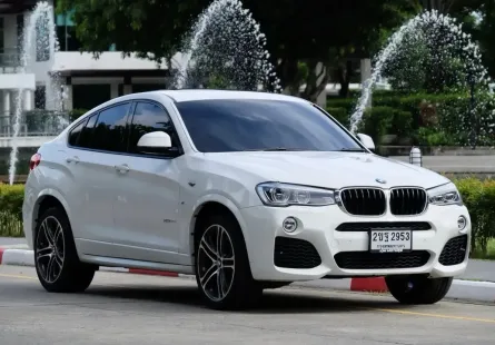 2017 BMW X4 2.0 xDrive20d M Sport 4WD SUV รถบ้านมือเดียว ไมล์น้อย 