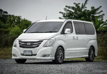 🔥 Limited Van Hyundai H-1 2.5 Limited Luxuryสุดๆด้วยภายในเบาะหนัง + ลายไม้ที่คอนโซล สีเทา