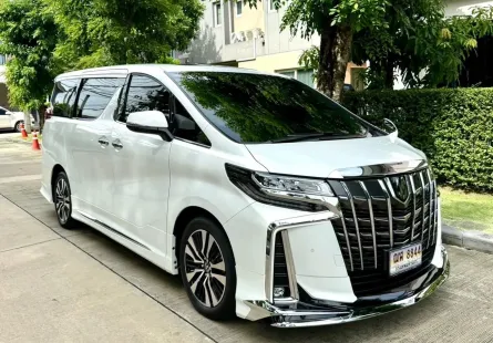 2023 Toyota ALPHARD 2.5 รถตู้/MPV รถบ้านมือเดียว ไมล์น้อย เจ้าของขายเอง 