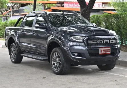 Ford Ranger 2.2 DOUBLE CAB Hi-Rider FX4 2017 รถบ้านใช้งานในครอบครัว ตัวแต่งพิเศษจากศูนย์ ไมล์น้อย