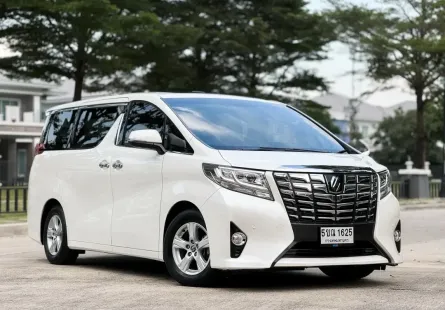 2017 Toyota ALPHARD 2.5 รถตู้/MPV ออกรถง่าย รถบ้านมือเดียว ไมล์น้อย 