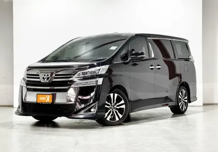 TOYOTA VELLFIRE 2.5 สีดำ เกียร์ AT ปี 2019