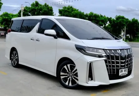 2022 Toyota ALPHARD 3.5 รถตู้/MPV รถสวย ไมล์น้อย มือเดียวป้ายแดง เจ้าของขายเอง 