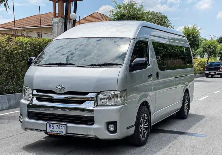 2018 Toyota COMMUTER 3.0 D4D รถตู้/van ออกรถ 0 บาท