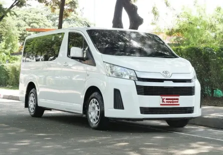 Toyota Hiace 2.8 GL 2021 รถตู้เตี้ยใช้งานในครอบครัวโฉมล่าสุดเบาะวีไอพีใหญ่ 9 ที่นั่ง พร้อมใช้งาน