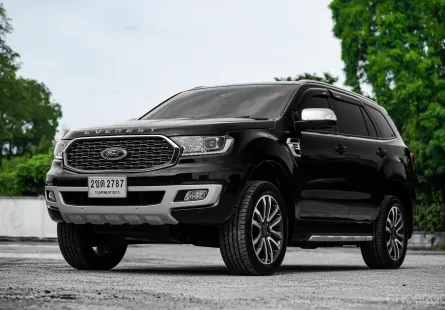 Ford Everest 2.0 Turbo Titanium Minorchange ปี 2021 มือเดียวป้ายแดง ขับดีมาก