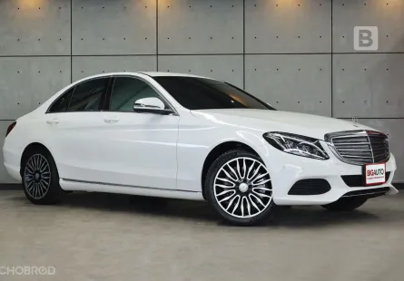 2017 Mercedes-Benz C350 2.0 W205 e Exclusive Sedan Plug-In AT ไมล์แท้ ประวัติการดูแลรักษารถดี P3802 