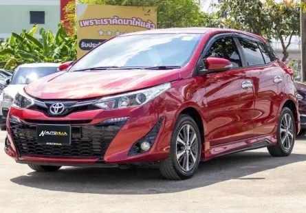 2019 Toyota Yaris 1.2 G Plus ผ่อนเบาๆสบายๆ ประหยัดน้ำมันสุดๆ สีแดงเข้มสวยมาก