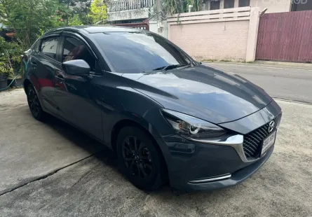 2023 Mazda 2 1.3 S LEATHER รถเก๋ง 4 ประตู ฟรีดาวน์ ไม่มีชน