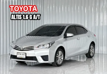 รถบ้าน Toyota COROLLA Altis 1.6 G เกียรออโต้