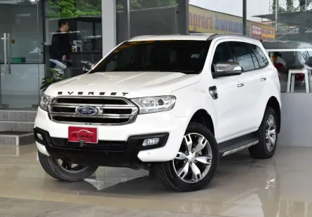 รถบ้านแท้ ไม่ใช่รถเช่า ไม่ใช่รถประมูล 2018 Ford Everest 2.2 Titanium SUV ดาวน์ 0%