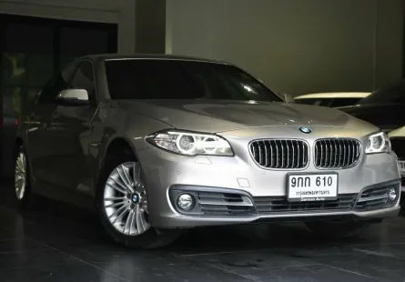 2014 BMW 520d 2 รถเก๋ง 4 ประตู รถสภาพดี มีประกัน ไมล์แท้ รถบ้านมือเดียว 