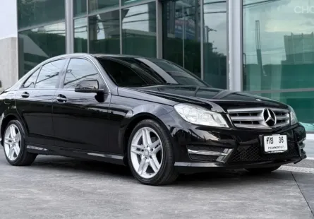 2013 Mercedes-Benz C200 AMG Look 1.8 รถเก๋ง 4 ประตู ดาวน์ 0% รถสวยไมล์น้อย ยางใหม่ 2024 