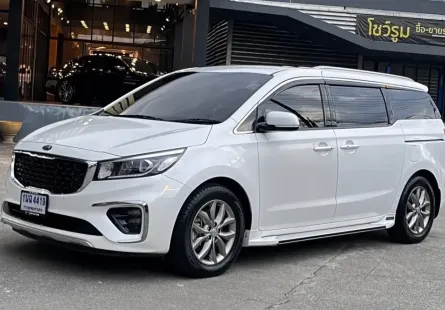 2019 Kia Grand Carnival 2.2 EX รถตู้/MPV รถบ้านมือเดียว ไมล์น้อย 