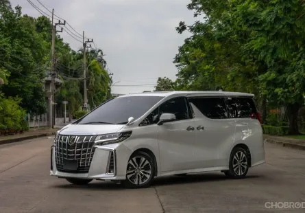 2020 Toyota ALPHARD 2.5 รถบ้านแท้ มือเดียว สวยและสมบูรณ์ทุกจุด