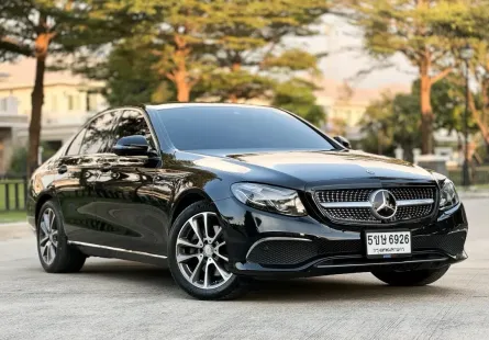 2017 Mercedes-Benz E220 2.0 d Exclusive รถเก๋ง 4 ประตู ไมล์น้อย รถบ้านมือเดียว 