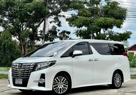 2018 Toyota ALPHARD 2.5 รถตู้/MPV เจ้าของขายเอง รถสวย ไมล์แท้ 