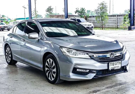 2018 Honda ACCORD 2.0 Hybrid รถเก๋ง 4 ประตู รถบ้านมือเดียว ดอกเบี้ย 0%