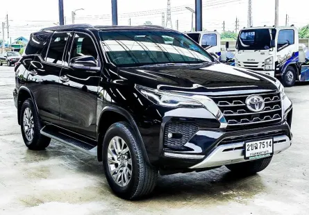 2021 Toyota Fortuner 2.4 V มือเดียวออกห้าง ไมล์แท้ รถเข้าศูนย์ ดอกเบี้ย 0%