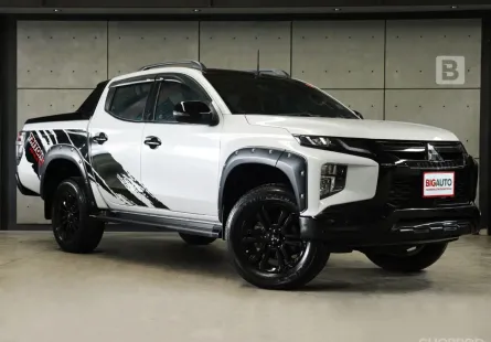 2021 Mitsubishi Triton 2.4 DOUBLE CAB ATHLETE GT Plus AT ไมล์แท้ 2 หมื่น รถมือเเรกจากป้ายเเดง B4243