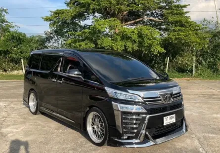 2019 Toyota VELLFIRE 2.5 รถตู้/MPV เจ้าของขายเอง รถบ้านมือเดียว ไมล์น้อย แต่งสวย 