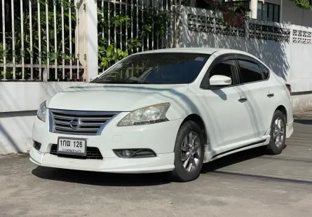 2012 Nissan Sylphy 1.6 V รถเก๋ง 4 ประตู รถบ้านมือเดียว ไมล์แท้ 