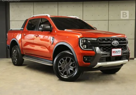 2023 Ford Ranger 2.0 DOUBLE CAB WildTrak 4WD AT TOPสุด ไมล์แท้ 2หมื่น Warranty 5ปี 150,000KM B7225