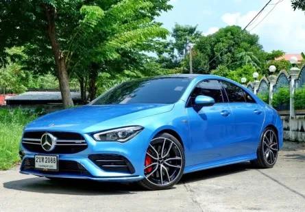 2020 Mercedes-Benz CLA35 2.0 AMG 35 4MATIC รถเก๋ง 4 ประตู เจ้าของขายเอง รถสวยไมล์น้อย รถเดิมสีขาว 