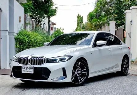 2023 BMW 320d 2.0 M Sport รถเก๋ง 4 ประตู ดาวน์ 0% รถบ้านมือเดียวไมล์น้อย เจ้าของขายเอง 