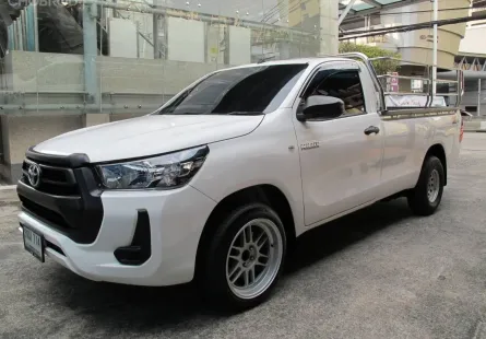 2022 TOYOTA REVO 2.4 ENTRY หัวเดียว เกียร์ธรรมดา สีขาว ล้อแม็ค วิ่งน้อย 5,945 กม. รถสวยสภาพใหม่ 