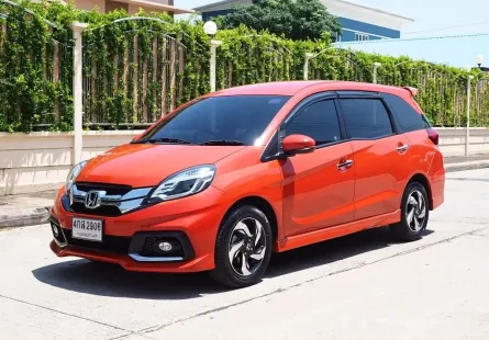 HONDA MOBILIO 1.5 RS ปี 2016 เกียร์AUTO สีพิเศษSUNSET ORANGE