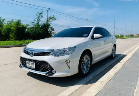 🚩TOYOTA CAMRY 2.5 HYBRID NAVI MNC 2017 จด 2018 มือเดียว