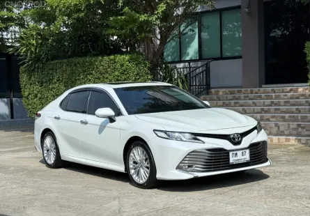 2020 TOYOTA CAMRY 2.5G รถมือเดียวออกป้ายแดง รถวิ่งน้อย เข้าศูนย์ทุกระยะ ไม่เคยมีอุบัติเหตุครับ