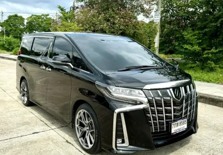 2022 Toyota ALPHARD 2.5 รถตู้/MPV ฟรีดาวน์ รถบ้านมือเดียว ไมล์น้อย เจ้าของขายเอง 