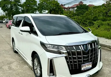 2023 Toyota ALPHARD 2.5 HYBRID E-Four รถตู้/MPV  รถบ้านมือเดียว ไมล์น้อย เจ้าของขายเอง 