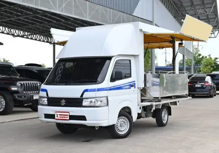 Suzuki Carry 1.5 2024 กระบะฟู้ดทรัคบิวอินครบทุกอย่างซื้อไปขายของได้เลย 