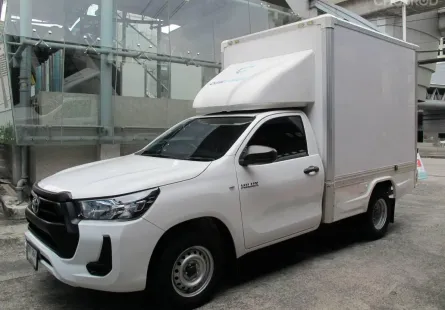 2022 TOYOTA REVO 2.4 ENTRY หัวเดียว ตู้CARGOBOX เกียร์ธรรมดา สีขาว เสริมแหนบ เพลาลอย ใส่โช๊ค รถสวย 