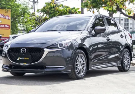 2022 Mazda 2 1.5 XDL Sedan รถสวยสภาพพร้อมใช้งาน สีเทายอดฮิตสวยหรูมาก รุ่นนี้มาไวไปไวมาก